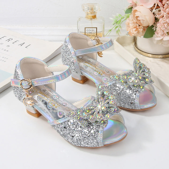 Mädchen Elegante Ballerina Sandalen mit Glitzer und Strass Echo Archiv