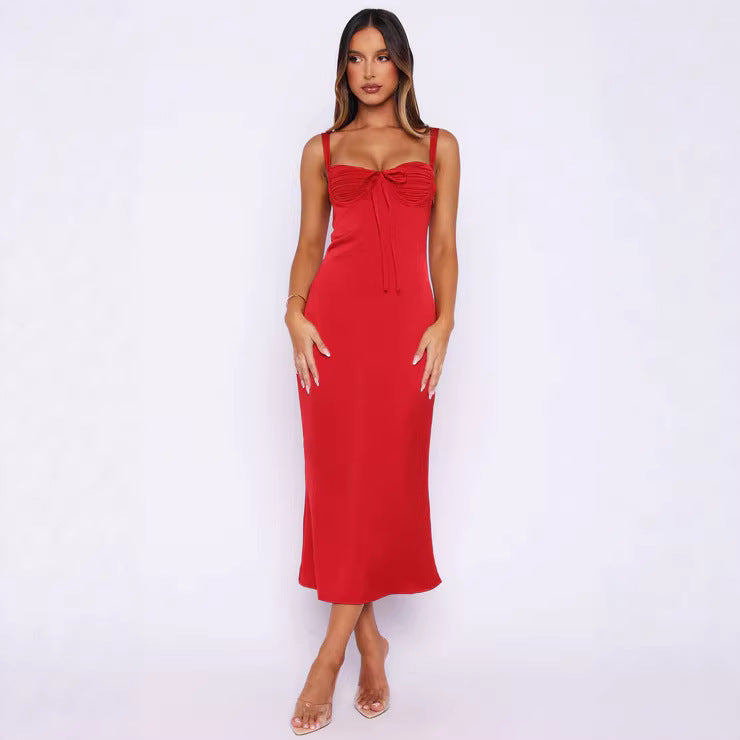 Damen figurbetontes Maxi-Kleid mit floralem Design und seitlichem Schlitz Echo Archiv