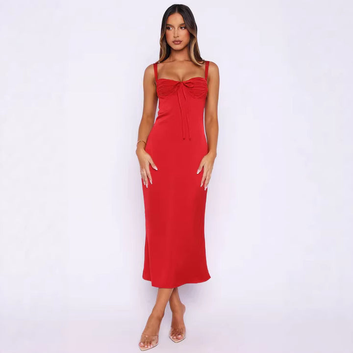 Damen figurbetontes Maxi-Kleid mit floralem Design und seitlichem Schlitz Echo Archiv
