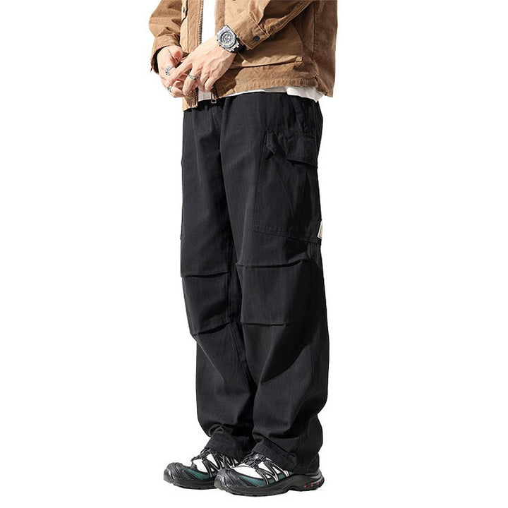 Herren Weite Cargo-Hose mit verstärkten Kniepaneelen und Multifach‑Taschen Echo Archiv