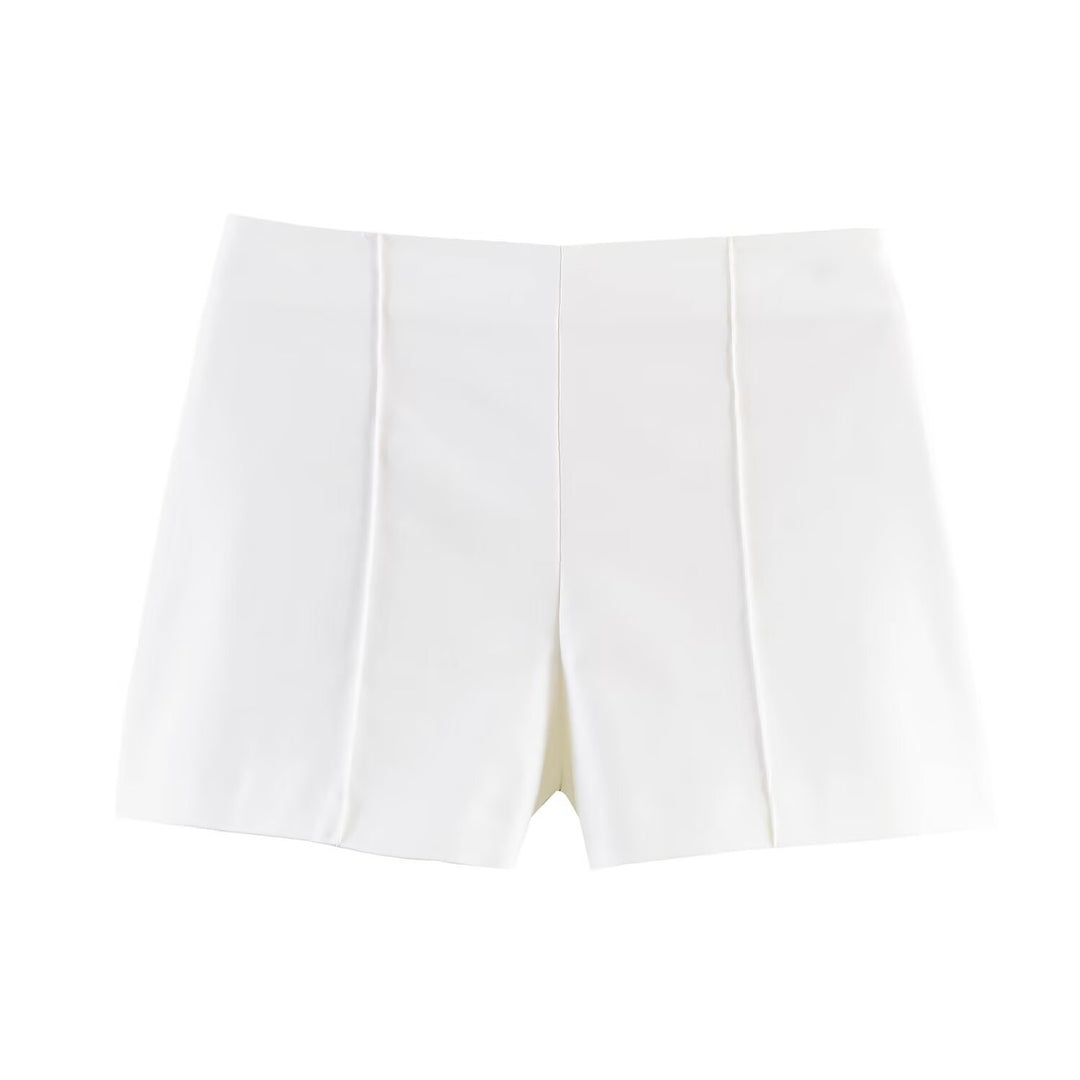 Damen Shorts im eleganten Schnitt mit hoher Taille und dekorativen Falten Echo Archiv