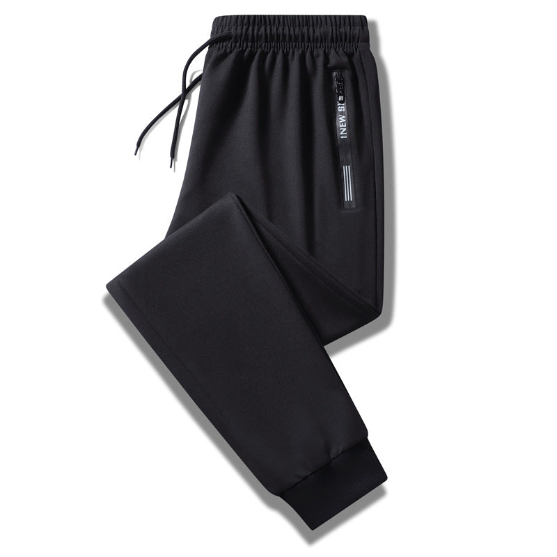 Herren Performance-Trainingshose aus Quick‑Dry‑Mikrofaser mit elastischem Tunnelzugbund und verdeckten Reißverschlusstaschen Echo Archiv