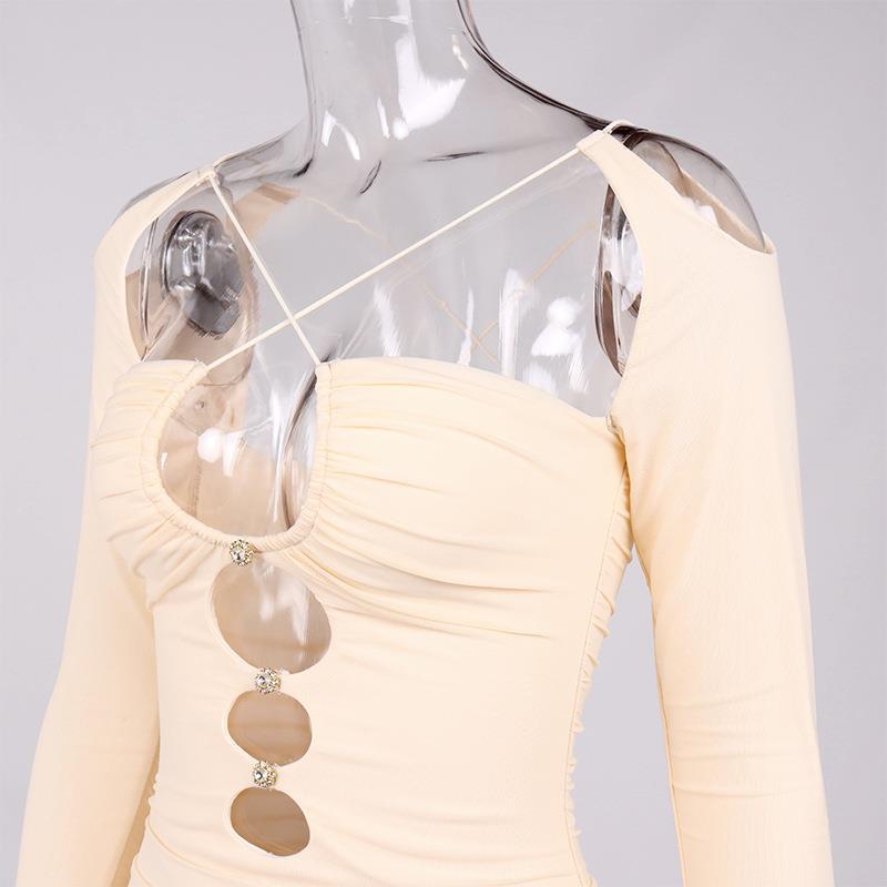 Damen Figurbetontes Minikleid mit Cut-Outs Echo Archiv