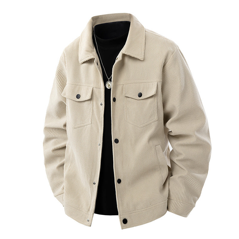 Herren Modische Kordjacke Echo Archiv