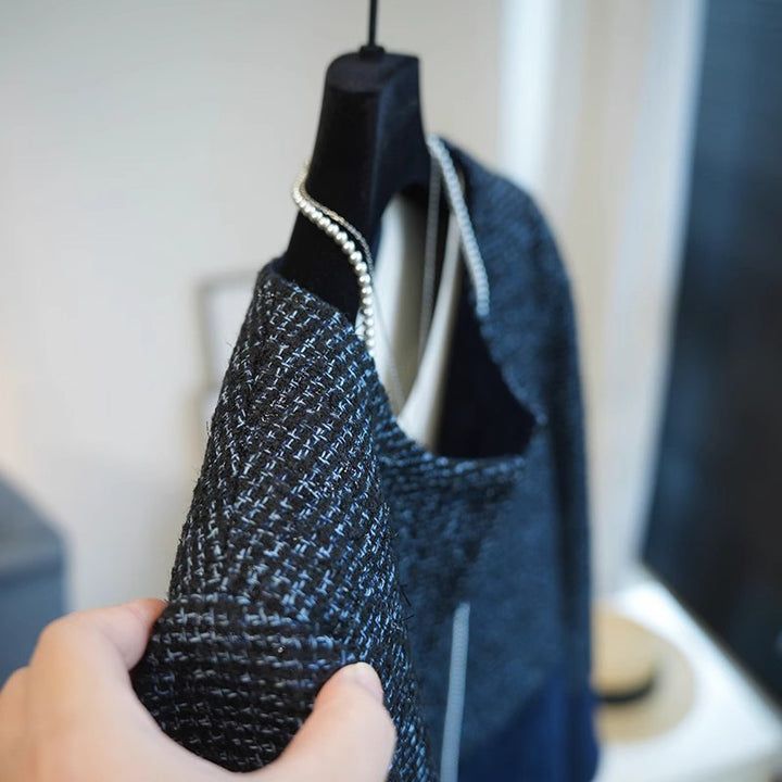 Damen Elegante Kurzjacke mit strukturiertem Gewebe Echoarchiv