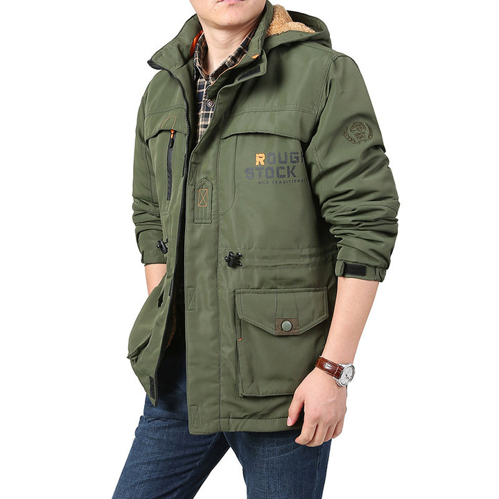 Herren Multifunktionale Outdoorjacke mit mehreren Taschen Echo Archiv