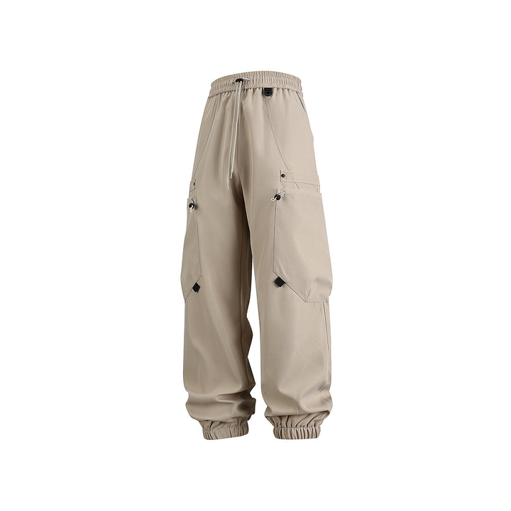 Herren Technische Cargo-Jogginghose mit elastischem Tunnelzugbund und multifunktionalen Klapptaschen Echo Archiv