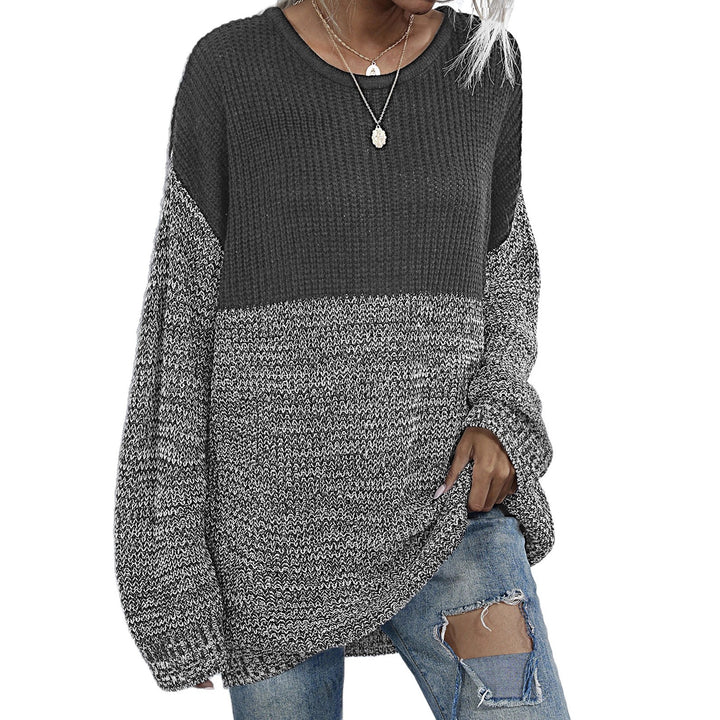 Damen Stilvoller Strickpullover mit luxuriösen Texturen Echo Archiv