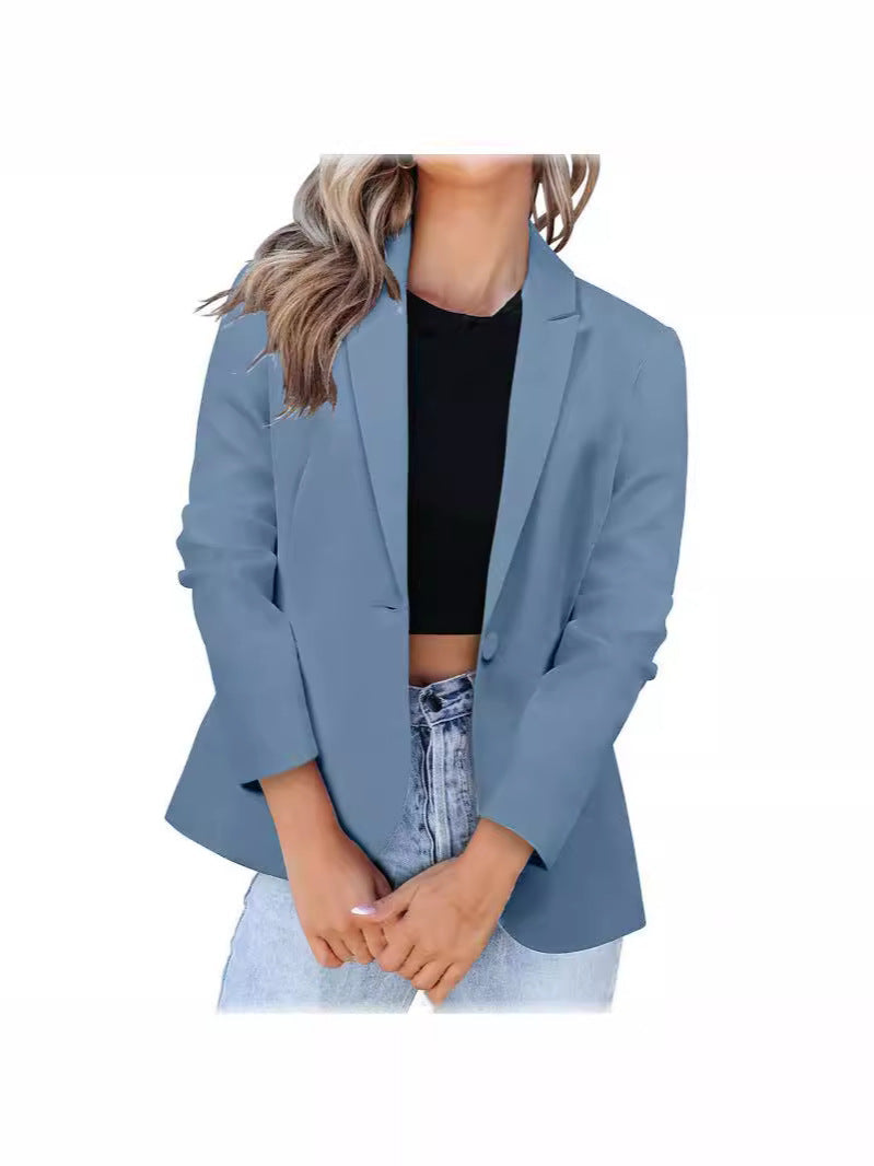 Damen Eleganter Blazer mit Echoarchivrnem Schnitt und praktischen Taschen Echoarchiv