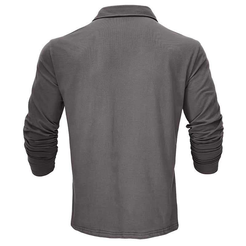Herren Langarm Poloshirt mit hochwertiger Baumwolle und elegantem Schnitt Echoarchiv