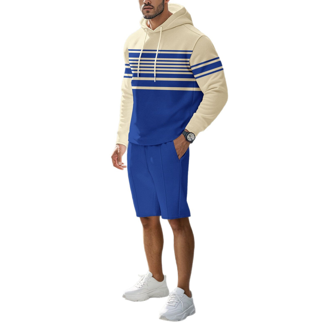 Herren Sportliches Kapuzenshirt mit strukturiertem Material und modernen Linien Echoarchiv
