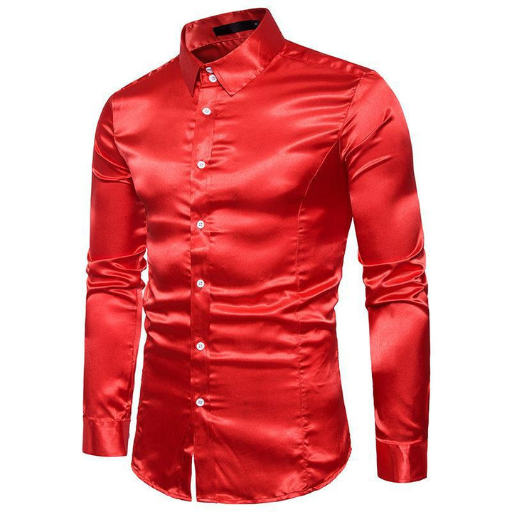 Herren elegantes Businesshemd aus hochwertigem Satin mit perfekter Passform Echoarchiv