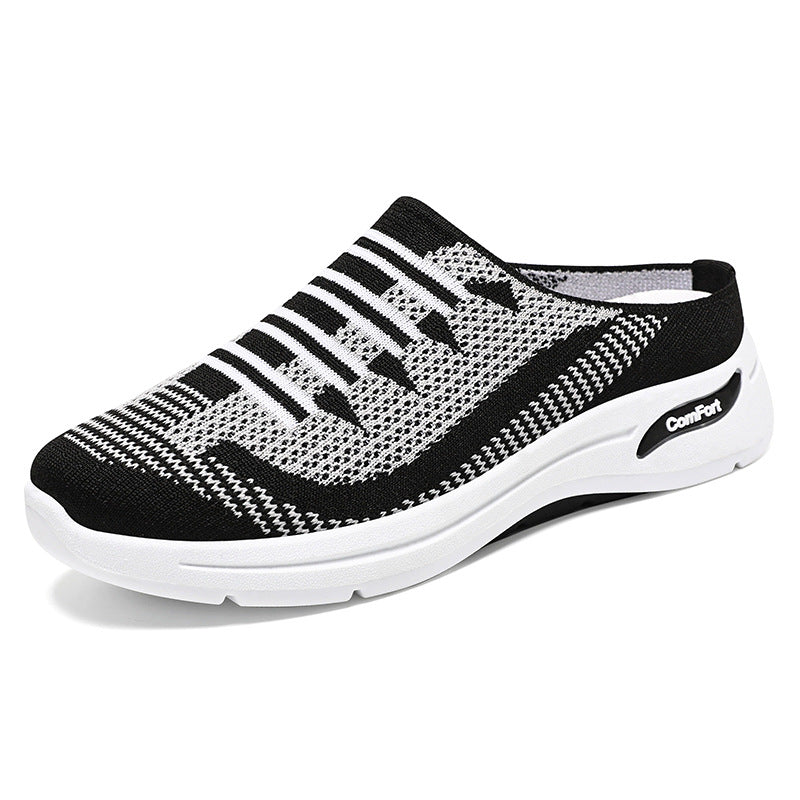 Damen nan gestrickter Slip-On Clog-Sneaker mit atmungsaktivem Sockenschuh und dämpfender Komfortsohle Echo Archiv