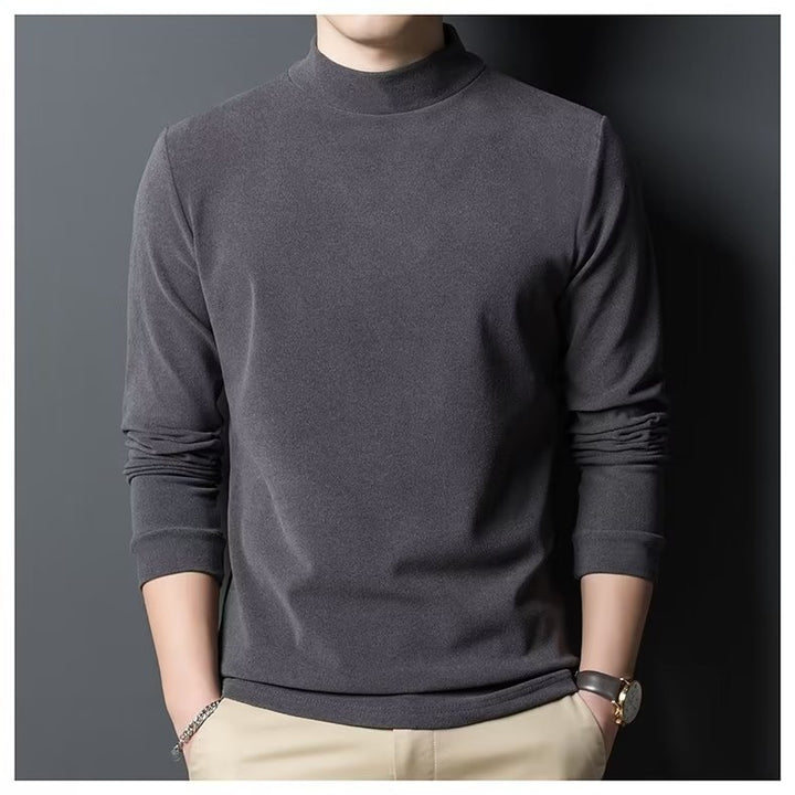 Herren Hochwertiges Langarmshirt mit Rollkragen Echoarchiv