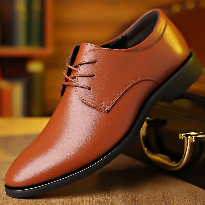 Herren Elegante Schnürschuhe aus hochwertigem Leder Echoarchiv