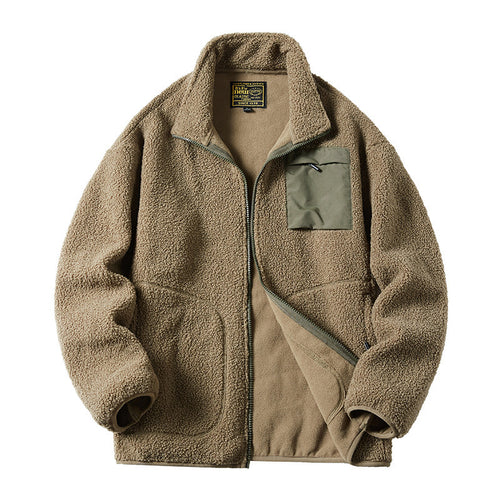 Herren Gemütliche Fleecejacke mit praktischen Taschen Echo Archiv