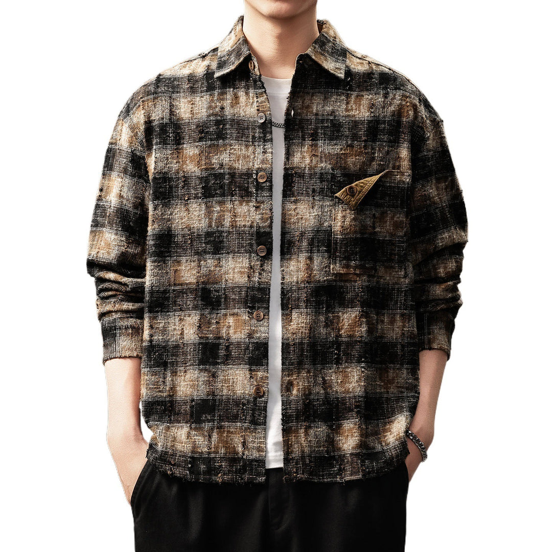 Herren Karierte Flanelljacke Echo Archiv