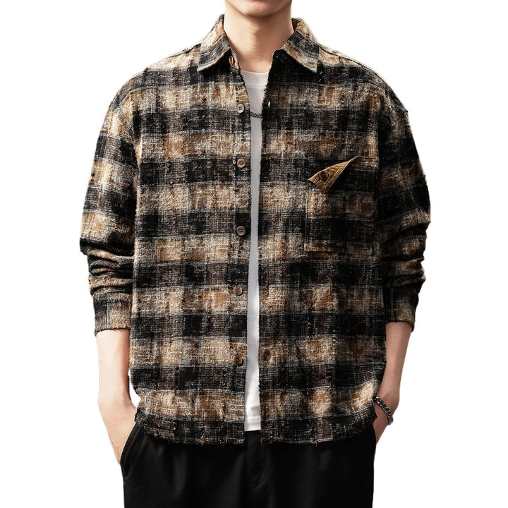 Herren Karierte Flanelljacke Echo Archiv