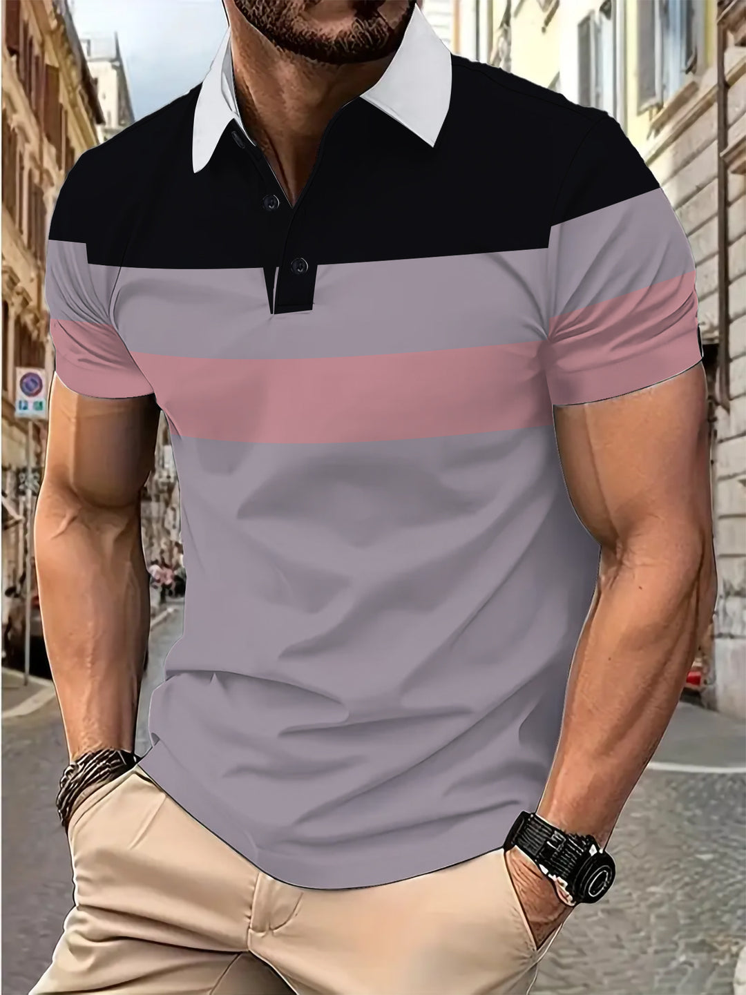 Herren Polohemd Echoarchiv