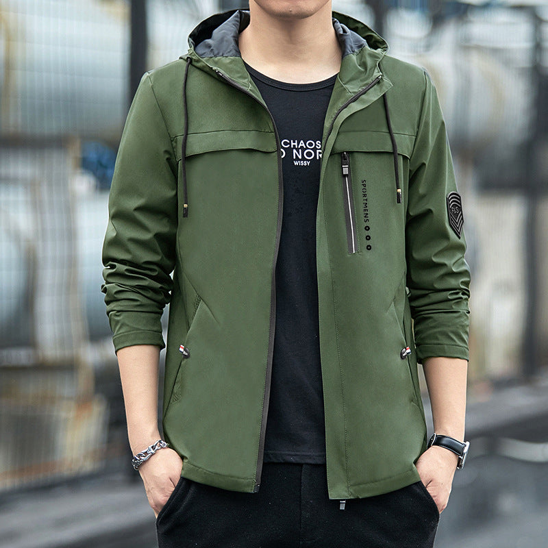 Herren Multifunktionale Sportjacke mit Kapuze Echo Archiv