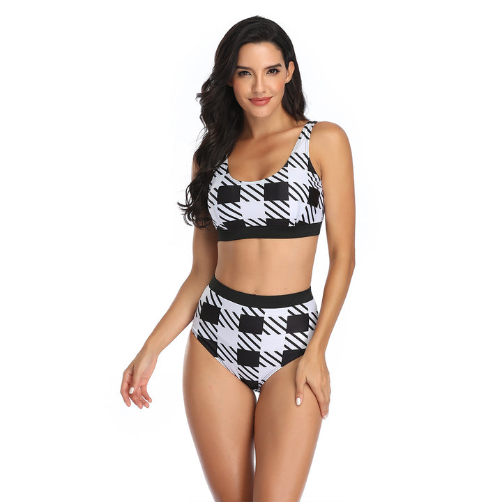 Damen Sport-Bikini mit hoch geschnittenem Hosenbund von Echo Archiv