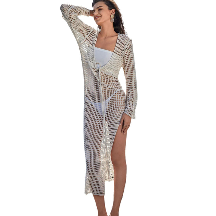 Damen figurbetontes Netzkleid mit raffiniertem Muster Echo Archiv