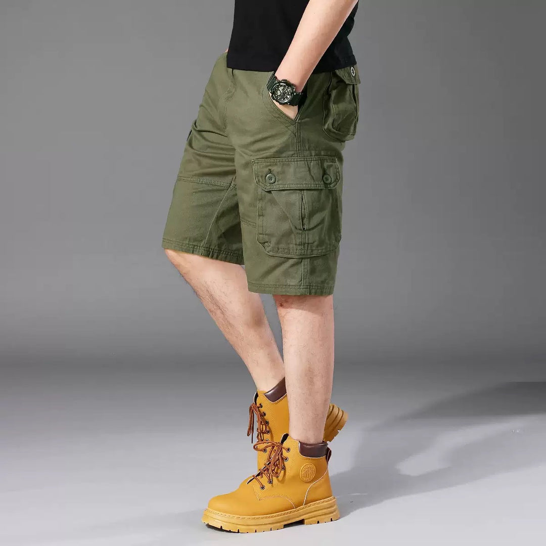 Herren Cargo-Shorts mit einer Vielzahl von praktischen Taschen und verstellbarem Bund Echoarchiv