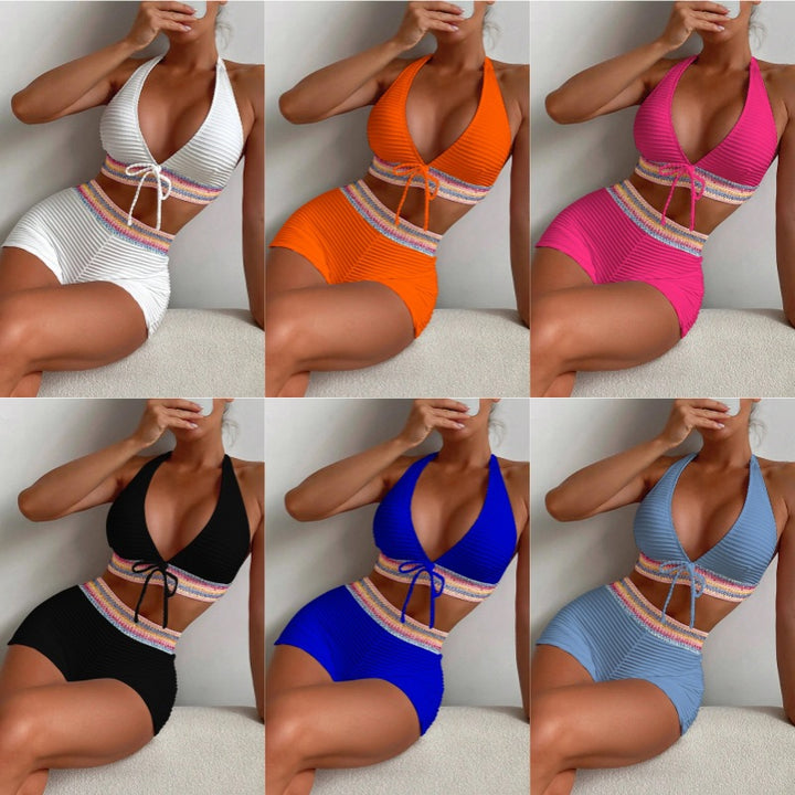 Damen Bikini-Set mit hoch geschnittenen Shorts Echo Archiv
