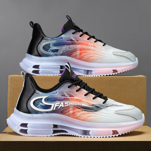Herren sportlicher Luftkammersneaker mit transparentem TPU-Obermaterial, sichtbarer Luftkapsel und stoßdämpfender Plateausohle – Norré