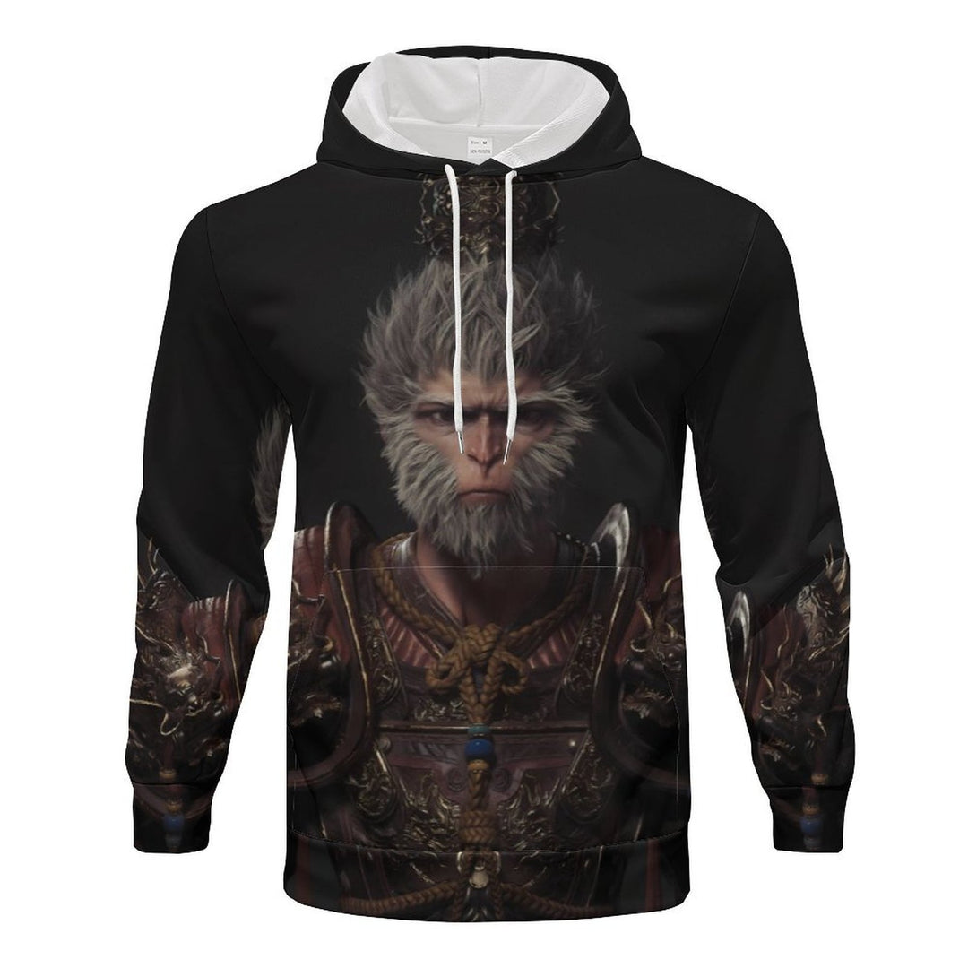 Herren Kapuzenpullover mit auffälligem Tiermotiv und praktischem Design Echoarchiv