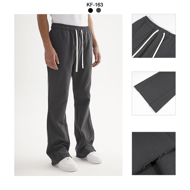 Damen Schlag-Sweathose aus French-Terry mit elastischem Bund und dekorativen Teilnähten Echo Archiv