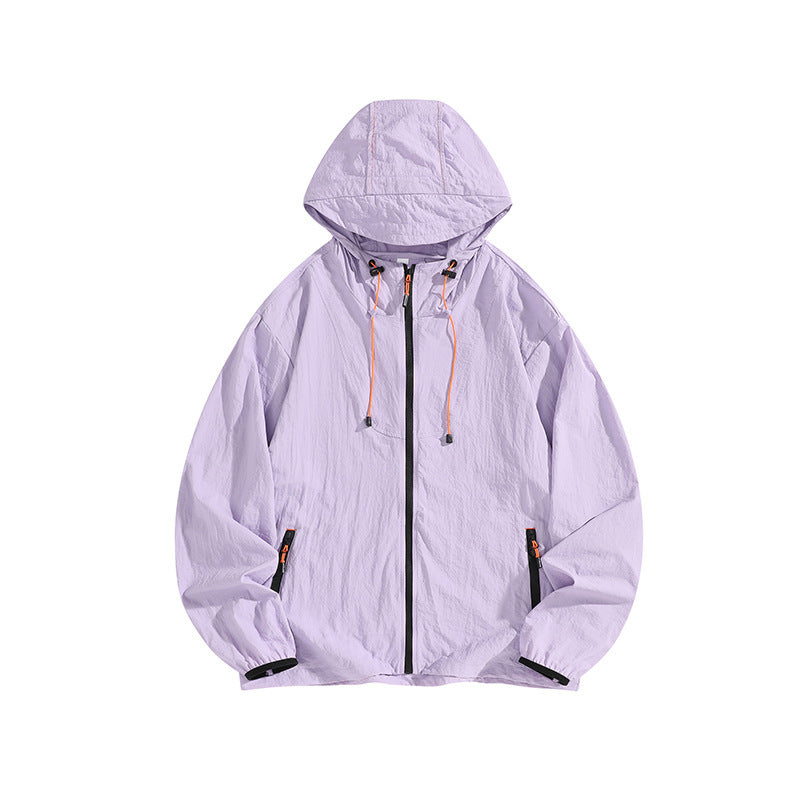 Herren Leichte Outdoorjacke mit Kapuze und praktischen Reißverschlusstaschen Echo Archiv