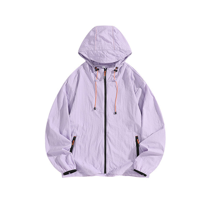 Herren Leichte Outdoorjacke mit Kapuze und praktischen Reißverschlusstaschen Echo Archiv