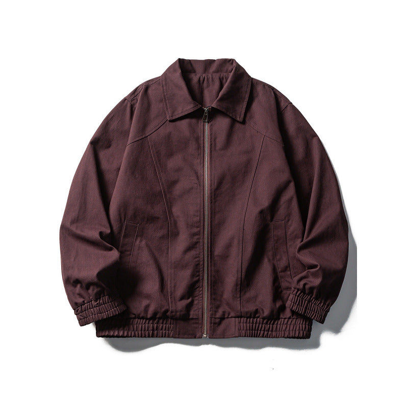 Herren Boxy-Fieldjacke im Utility-Look mit Stehkragen, durchgehendem Reißverschluss und elastischem Saum Echo Archiv