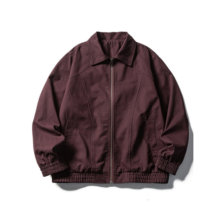 Herren Boxy-Fieldjacke im Utility-Look mit Stehkragen, durchgehendem Reißverschluss und elastischem Saum Echo Archiv