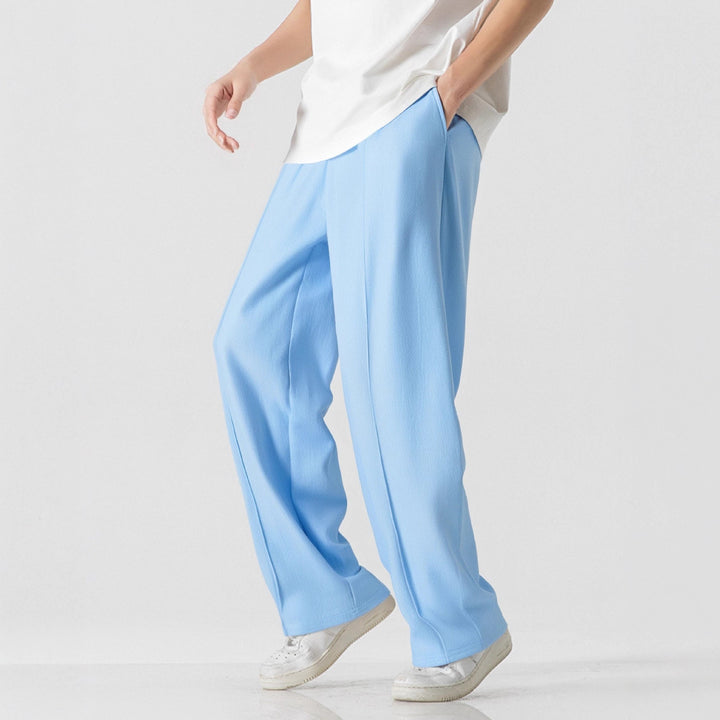 Herren Elegante, weite Freizeithose aus atmungsaktivem Gewebe Echoarchiv