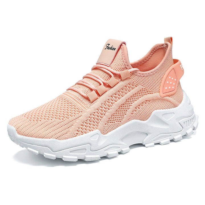 Damen Sportliche Sneaker mit atmungsaktiver Netzstruktur und dämpfender Sohle Echo Archiv