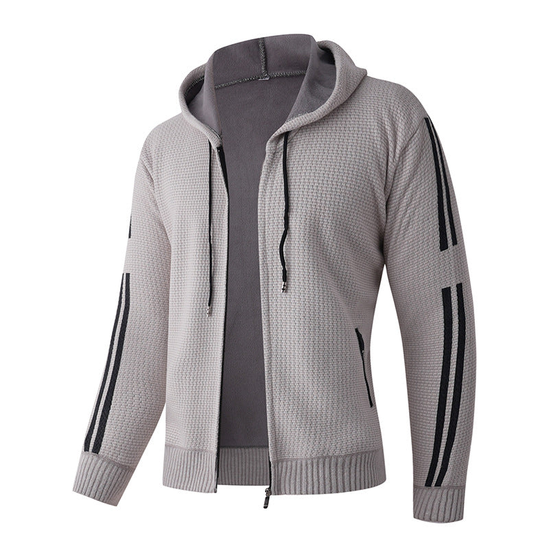 Herren Sportliche Kapuzenjacke mit weichem Innenfutter Echoarchiv
