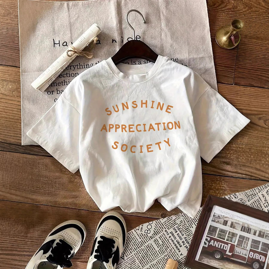 Damen oversized Bachelorette T-Shirt mit exklusivem Print Echo Archiv