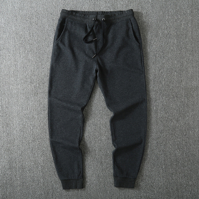 Herren Slim-Fit Fleece-Jogginghose mit elastischem Bund, Kordelzug und gekämmter Innenseite Echoarchiv