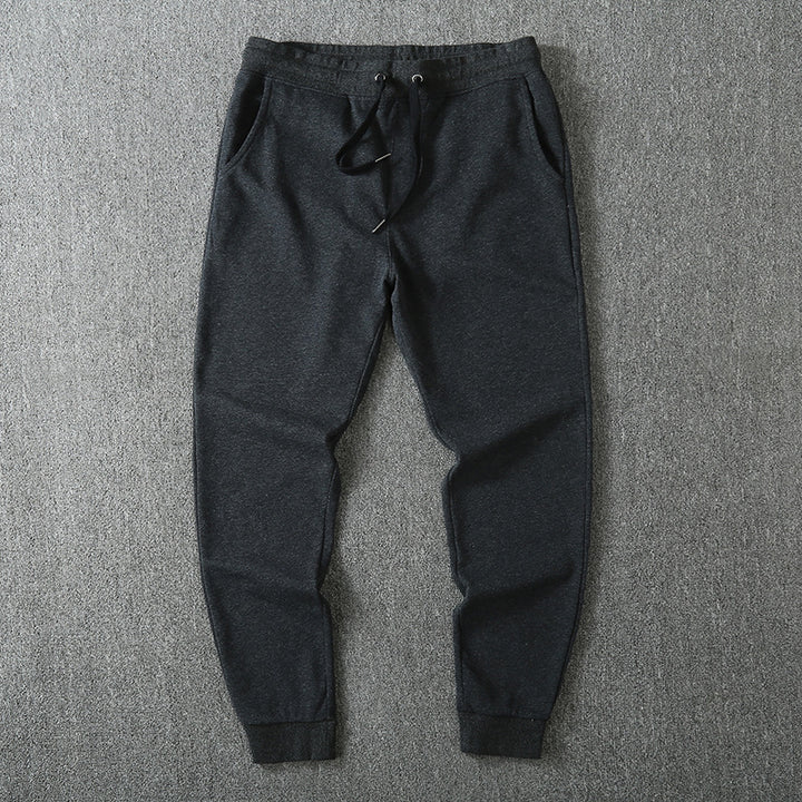Herren Slim-Fit Fleece-Jogginghose mit elastischem Bund, Kordelzug und gekämmter Innenseite Echoarchiv