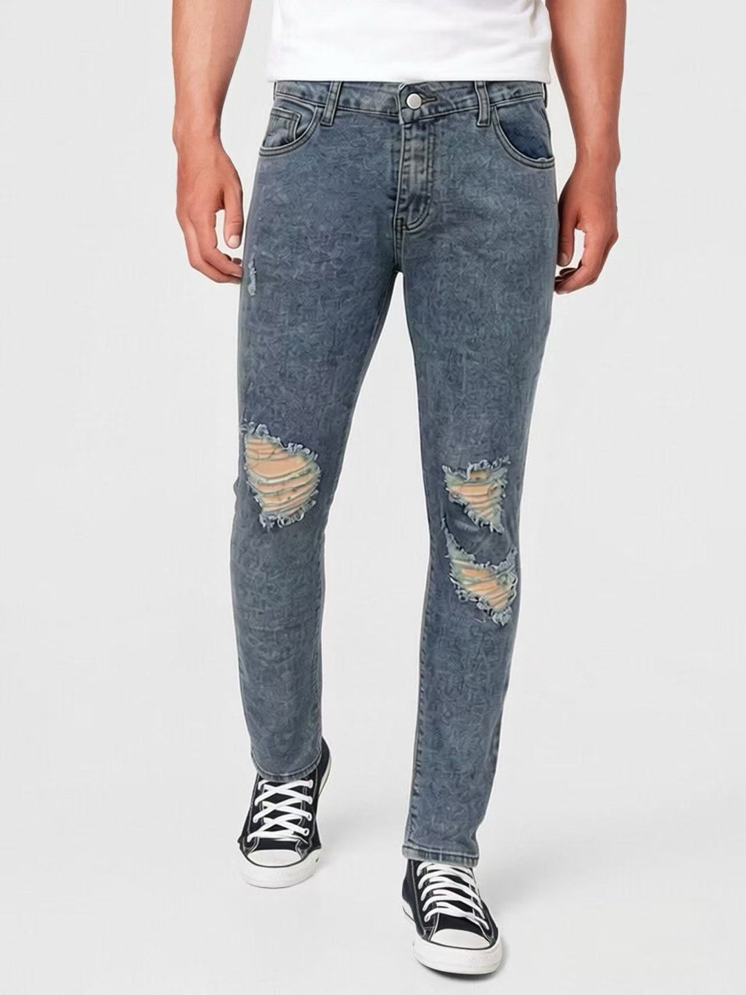 Herren Destroyed Jeans mit modischem Used-Look Echo Archiv