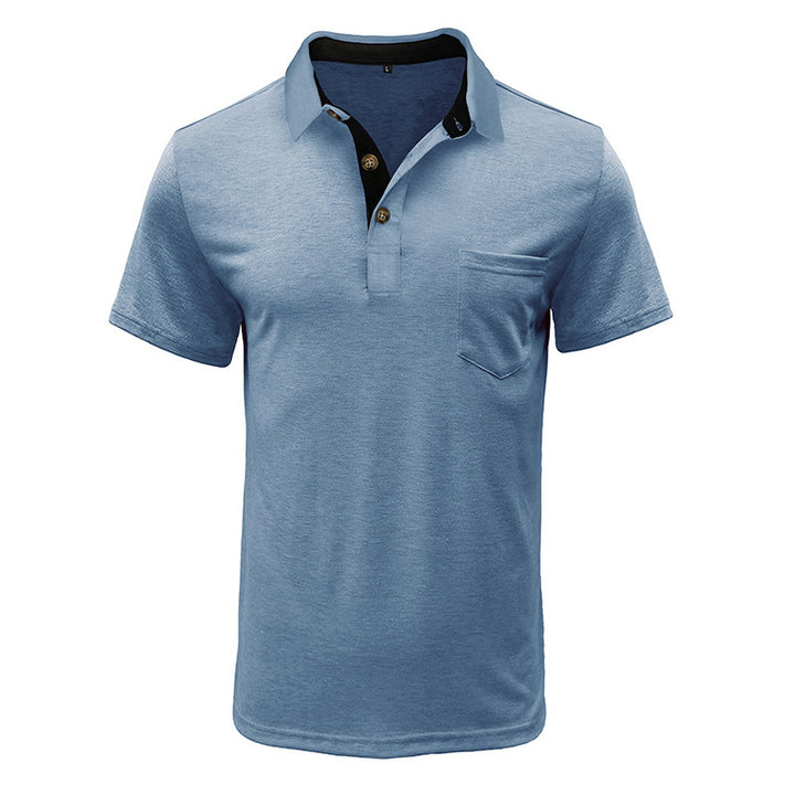 Herren Polo-Shirt mit modernen Designelementen Echoarchiv