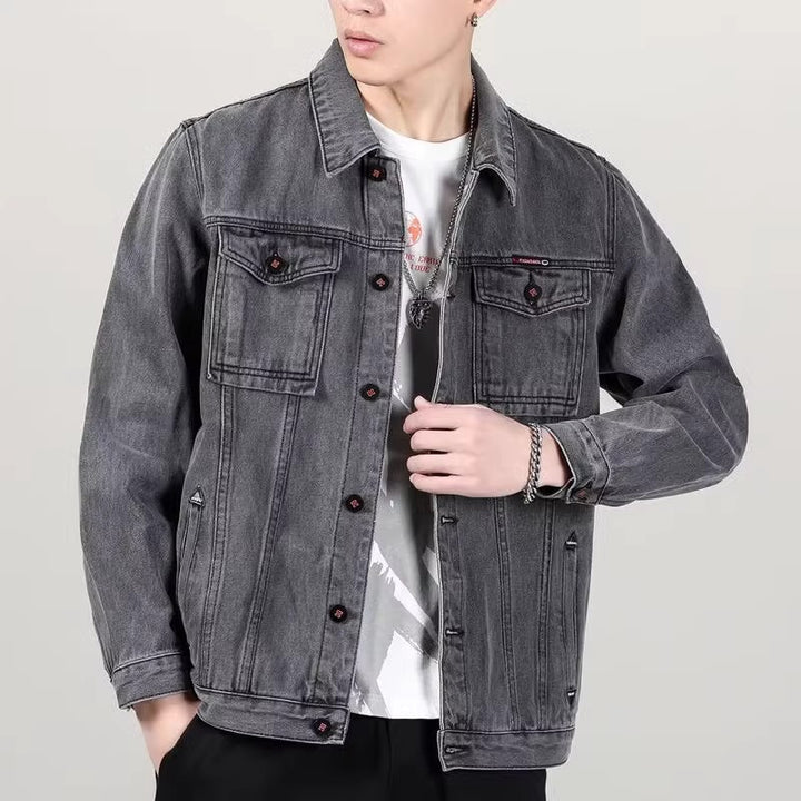 Herren klassische Denim-Jacke Echoarchiv