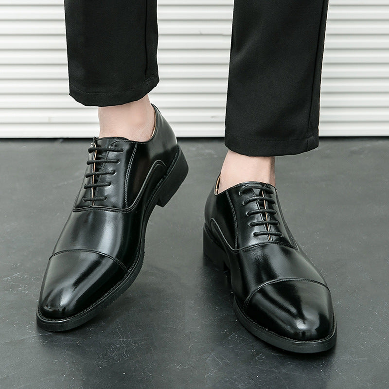 Herren klassische Oxford-Lederhalbschuhe mit Kappnaht, gepolstertem Lederfutter und rutschfester Gummisohle Echo Archiv