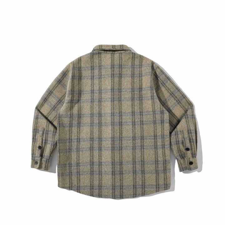 Herren Overshirt aus Wollmischung mit Karomuster Echoarchiv