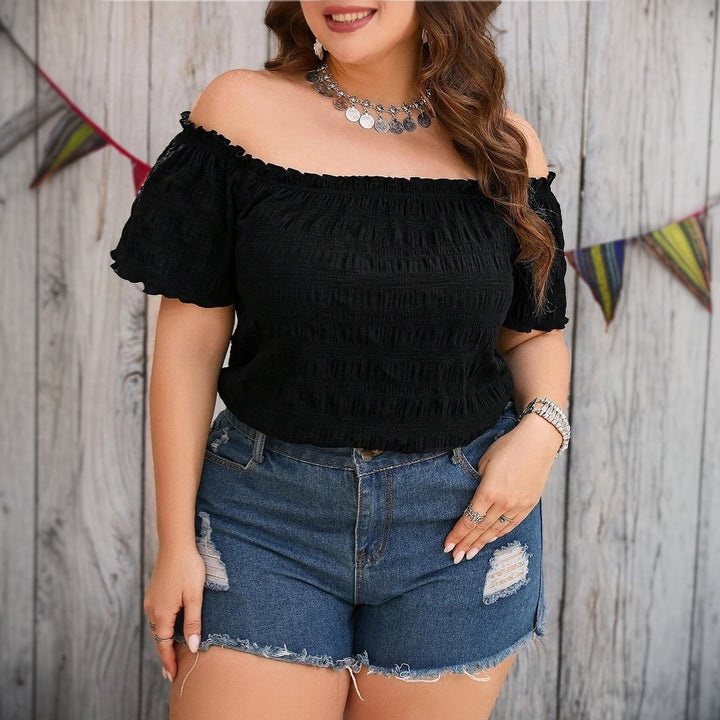 Damen Off-Shoulder Bluse Echo Archiv