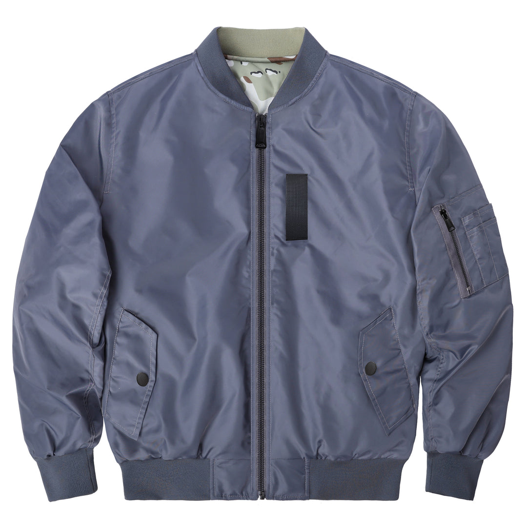 Herren  Classic Pilot Bomberjacke mit Utility-Ärmeltasche und gestepptem Futter Echo Archiv
