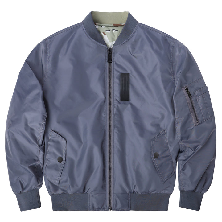 Herren  Classic Pilot Bomberjacke mit Utility-Ärmeltasche und gestepptem Futter Echo Archiv