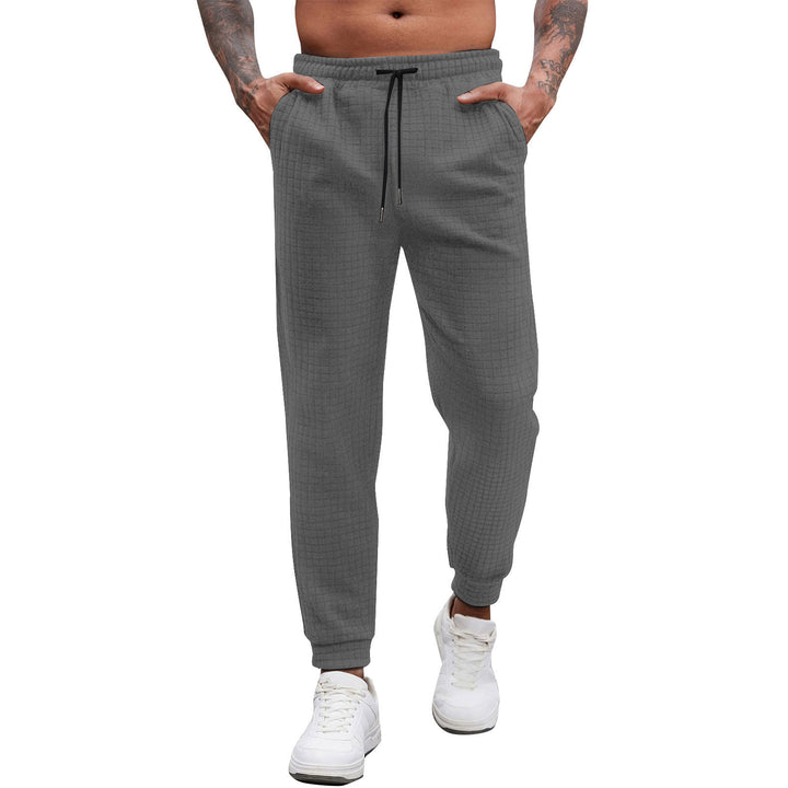 Herren Bequeme Sweatpants mit strukturiertem Design und elastischem Bund Echoarchiv